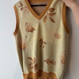 Lemon sweater vest from Love With Pride (retired) fits like a large